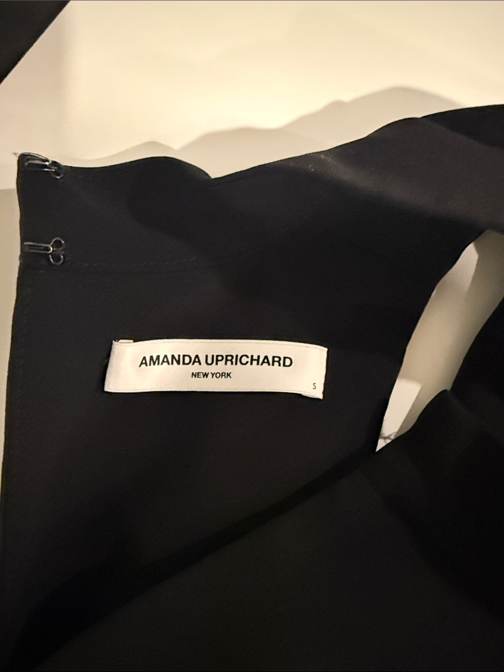 Amanda Uprichard Black Sleeveless Mock-Neck Mini Dress - Marshall Dress - Picture 5 of 7